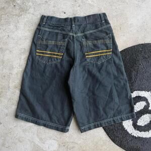 Y2K Vintage 90s Baggy Black Jorts